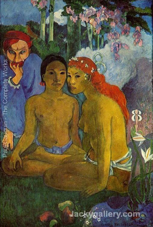 Contes Barbares Aka Primitive Tales by Paul Gauguin paintings reproduction